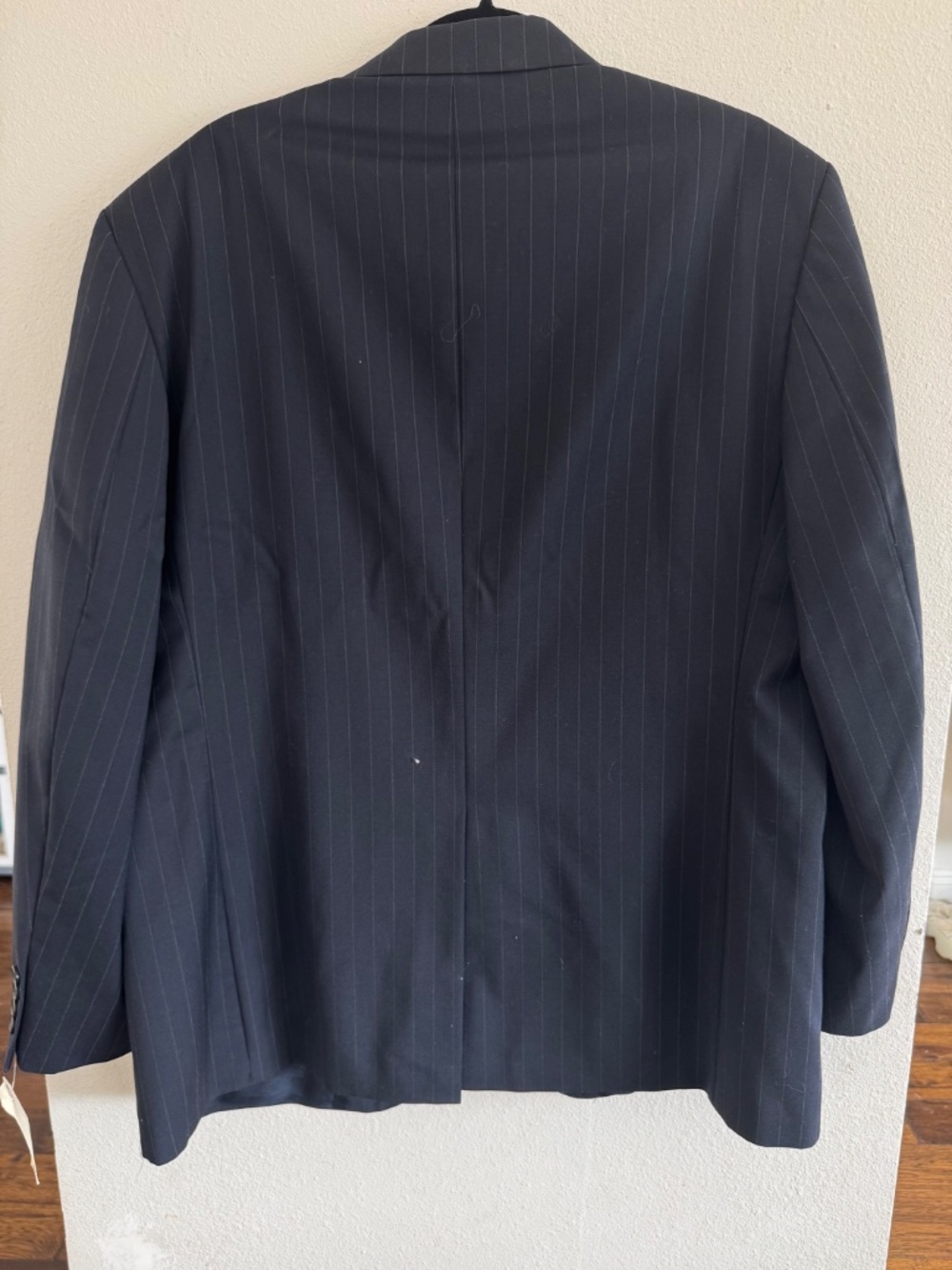 Nautica Classic Black Pinstripe Men's Suit Jacket and Pants - Picture 3 of 12
